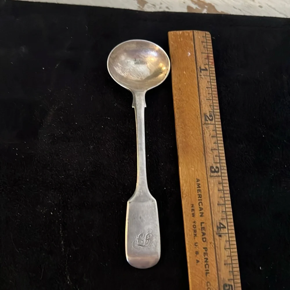 Sterling Silver antique small ladle William Page spoon